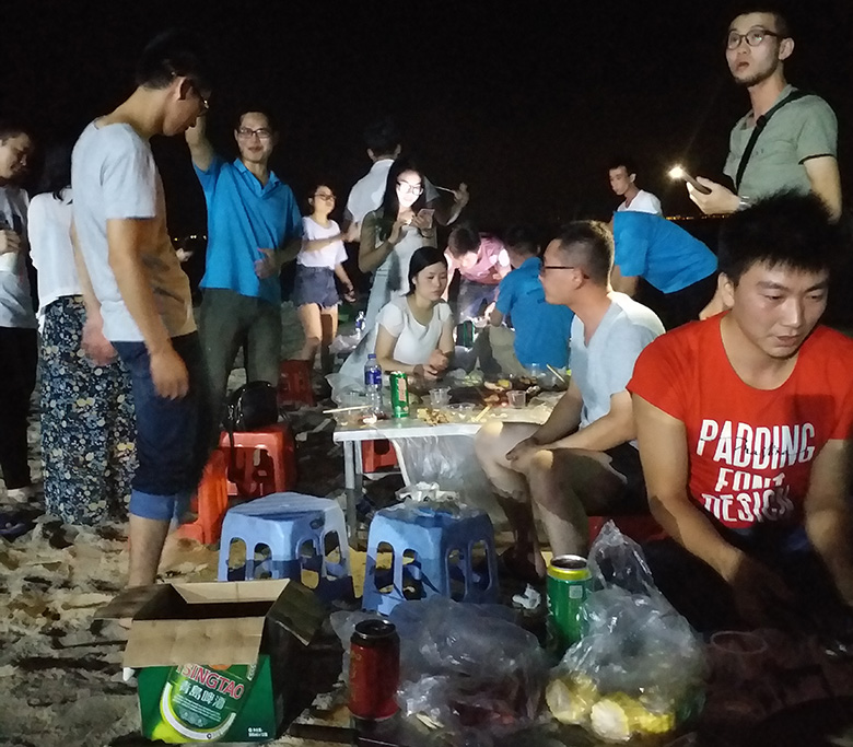 野外拓展，漫游沙灘—記銳天惠州巽寮灣之旅